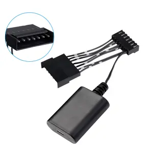 KUST Dashcam Power Adapter 7-pin Fit for Chevy, Ford, Honda, Lexus, Mitsubishi, Nissan, Toyota and More, Dash Cam Power Adapter, Connects to Rearview Mirror, Built-in GPS Charger&USB Port