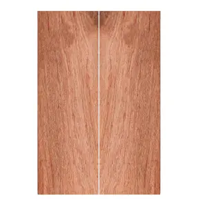 Bookmatched Bubinga Wood Knife Handle Scales – Knife Handle Materials – Natural Wood Knife Scales for DIY Crafts – Size 3/8 x 1 9/16 x 4 3/4 inches – 1 Pair