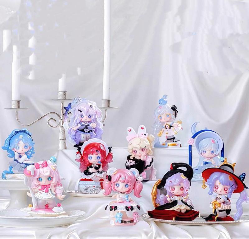 Keeno Miracle Feast Series Blind Box Figure – 4th Generation Cute Collectible Art Toy, Mystery Surprise Mini Figurine, Trendy Desk Decoration, Perfect Gift for Girls & Designer Toy Lovers