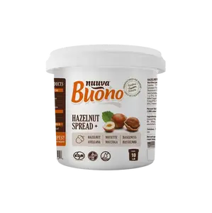 Buono Hazelnut Cream Spread | Soft & Creamy Hazelnut Filling & Topping | Perfect for Cakes, Cookies, Crepes, Waffles & Ice Cream | Great for Dipping | No Refrigeration Needed | For Home Bakers & Pastry Chefs | Kosher Certified