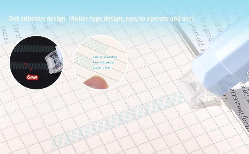 Tape Roller Adhesive, Easy Glide Glue Runner, Strong Hold, Ideal for Photos & DIY Crafts