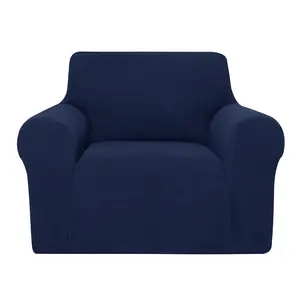 Utopia Alley SC15XX Stretch Chair Sofa Slipcover, Oversized 1 Seater Couch Sofa Cover Furniture Protector Soft with Non Slip Foam and Elastic Bottom for Kids and Pets, Stretch Jacquard Sofa Slipcover (Oversized Chair)