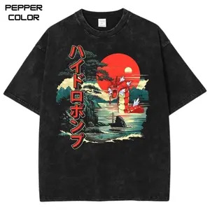 Gyarados Vintage Graphic T-Shirt, PKM Shirt, Anime Shirt, Anime Merch, Unisex Streetwear Tee, cotton crewneck shirt, Gift for Men, Women, Anime Lover Gift