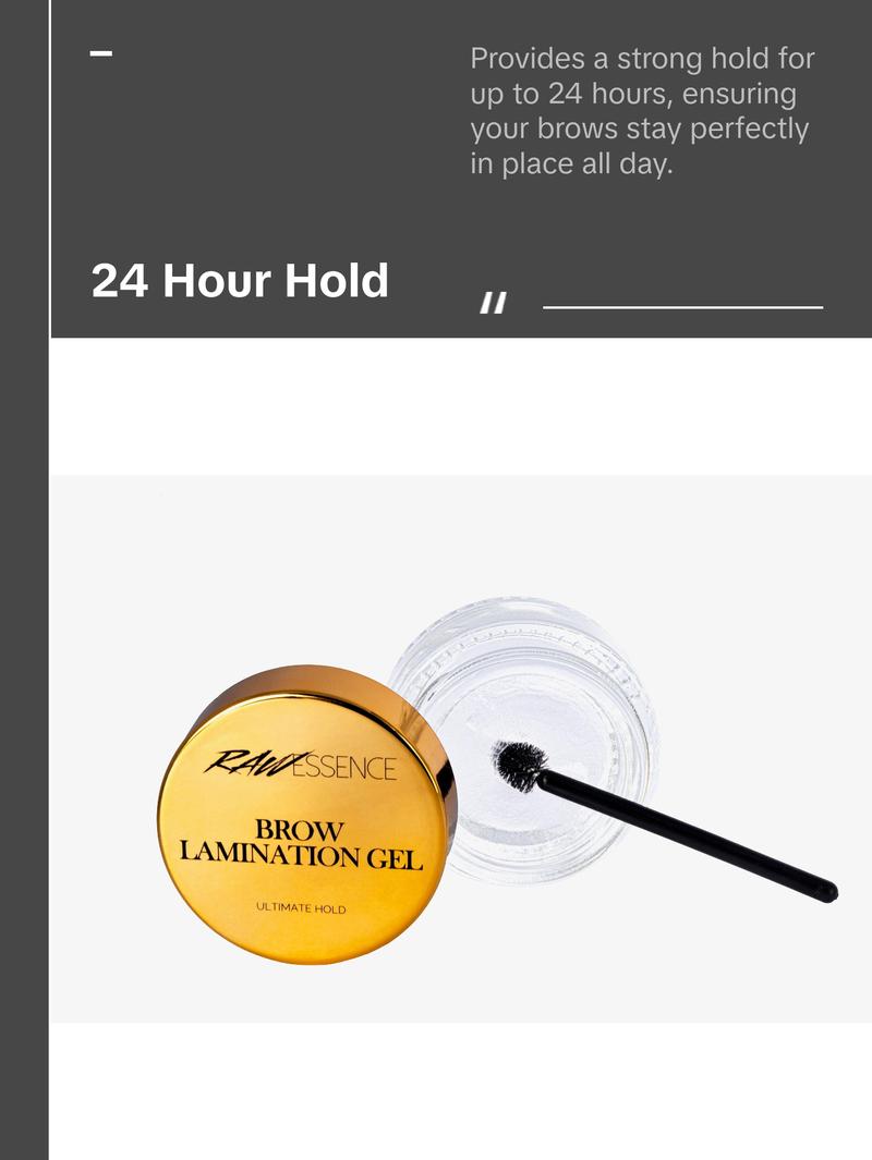 24 Hour Hold Brow Lamination Gel - Transfer and Waterproof Brow Gel