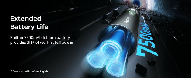 SmallRig RF 10C Portable Focusable LED Video Light 4634 RGB 7500mAh Battery 4 Color Filters for Photography Content Creation Holiday gift