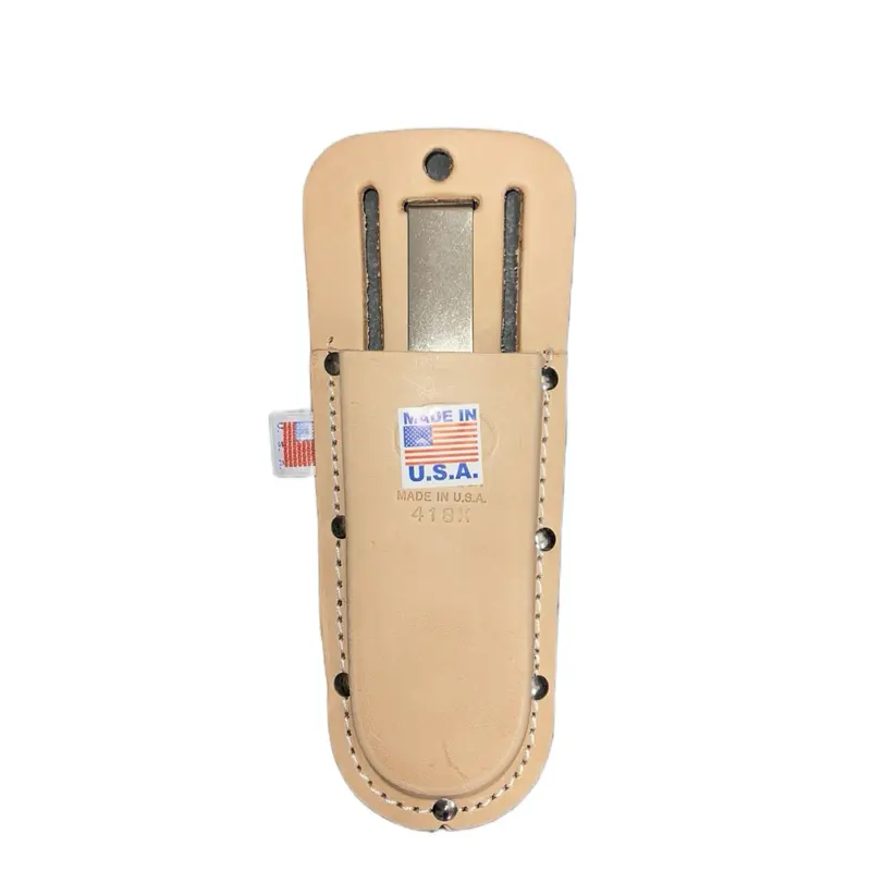 Handcrafted Leather Plier Organizer - Made in the U.S.A. with American Flag Tag, Essential Tool Accessory for Pliers Storage