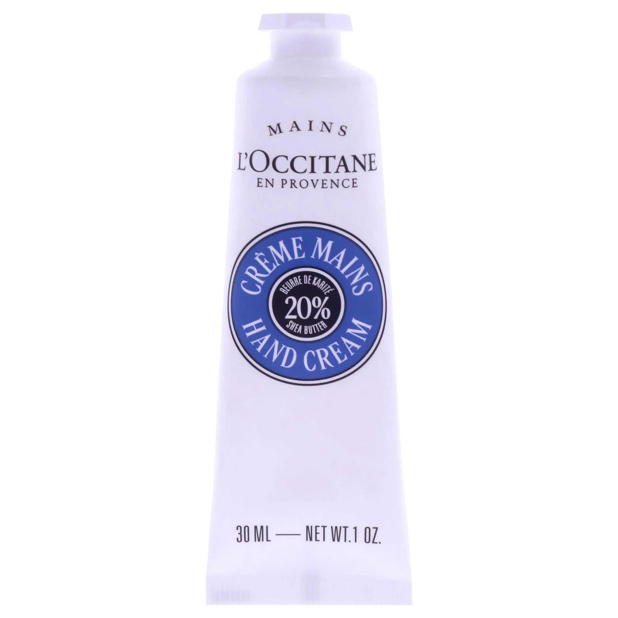 L'Occitane Shea Butter Dry Skin Hand Cream - Unisex, Daily Hydrating, 1oz Single Tube Cream, Hydrates