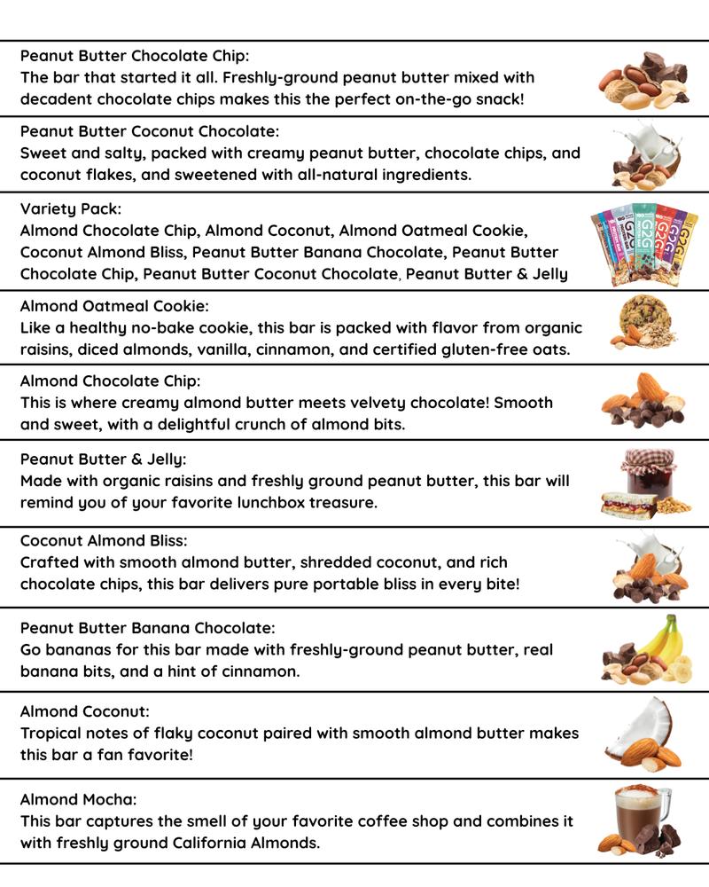G2G Protein Bars – 8-Pack | 18g+ Protein