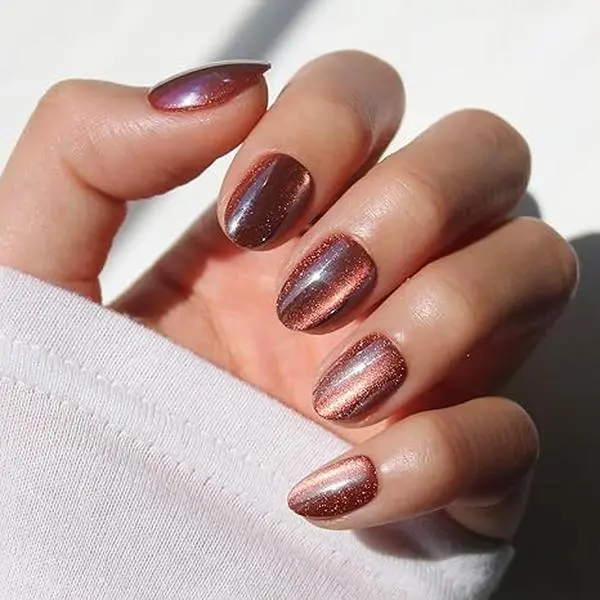 SYSTAN SDERT STORE Gel Nail Polish Set Cat Eye Magnetic Glitter French Tip Solid Color Mirror Chrome Ombre Gradient Shimmer UV LED Soak Off Long Lasting Salon Manicure
