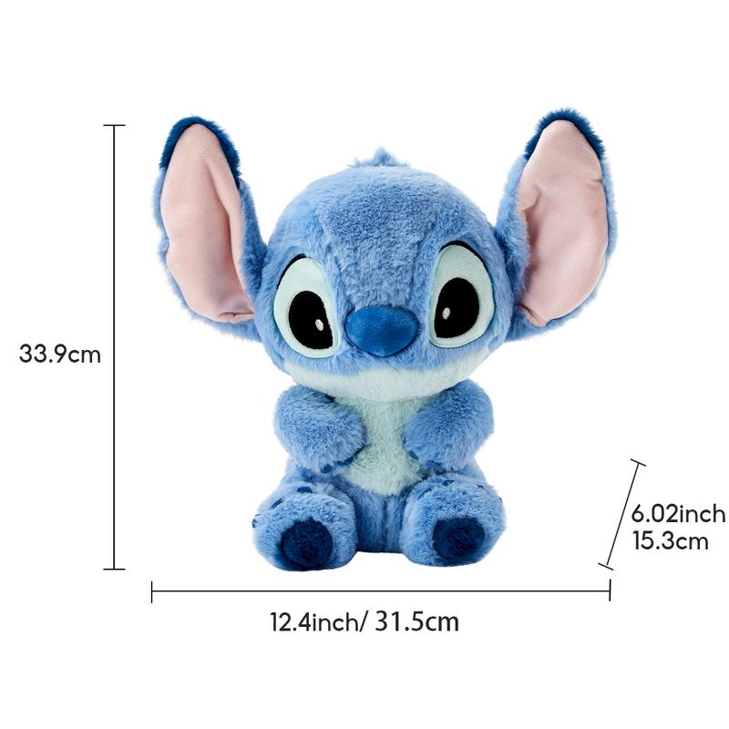 【New Year's gift】MINISO Disney Lilo & Stitch Collection Sitting Figure Stitch Plush Doll -  Premium Quality Stitch Stuff For Disney Fans Surprise Presents For Kid, Halloween gift
