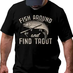 Mens Fishing T shirt, Funny Fishing Shirt, Fishing Graphic Tee, Fisherman Gifts, Present For Fisherman,Cotton Menswear graphic tees