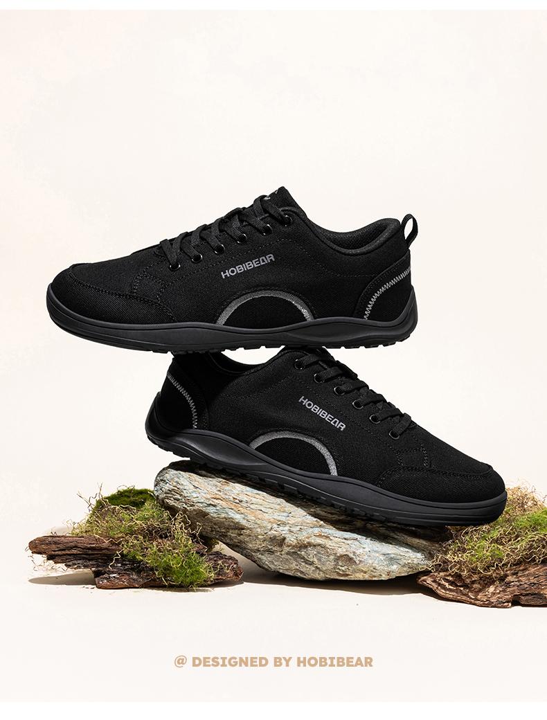 HOBIBEAR Wide-Toe Women's Spring/Autumn Outdoor Shoes with Rubber Sole, Durable Athletic Sneakers for Casual Daily Wear