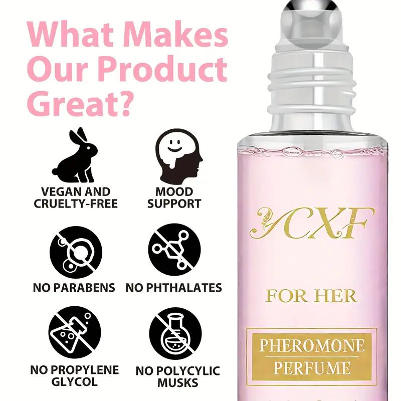 Venom Inspired Pheromone Perfume 15ml Roll On for Women Long Lasting, Fresh & Elegant. Ideal for 2026 Dating, Travel & Party ,Valentine‘s Day Fragrance Cosmetics Rose Pink Outdoorfun