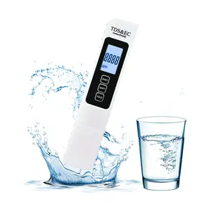 2026 New Upgraded 4-in-1 Digital TDS Meter - Digital Water Quality Tester for TDS, EC and Temperature (°C/°F) | 0-9990 ppm Range | Suitable for Drinking Water, Reverse Osmosis Systems, Aquariums and Swimming Pools inflatable pool Modern