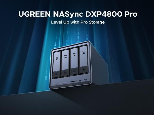 [LIVE ONLY]UGREEN NASync DXP4800 Pro 4-bay,Intel Core i3-1315U Processor CPU, 10GbE + 2.5GbE LAN, Dual M.2 NVMe SSD SlotsProcessor CPU, 10GbE + 2.5GbE LAN, Dual M.2 NVMe SSD Slots, （Drives Not Included）TikTokShopSpringGlowUp,Greenish
