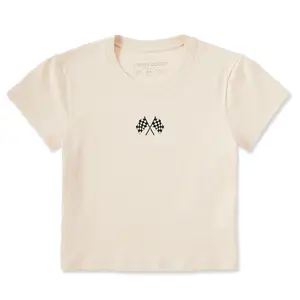 Women's Racing Flags Crusher-LITE Shrunken Tee