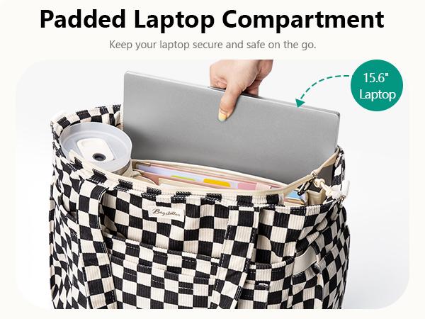 Bagstellar Corduroy Tote Bag for Women, 15.6 inch Laptop Work Bags with Large Cup Holder, Detachable Shoulder Strap Travel Handbag for Mom Wife Student Teacher Nurse Daily, Travel, Gym Bagstellar Corduroy Tote Bag for Women, 15.6 inch Laptop Work Bags with Large Cup Holder, Detachable Shoulder Strap Travel Handbag for Mom Wife Student Teacher Nurse Daily, Travel, Gym