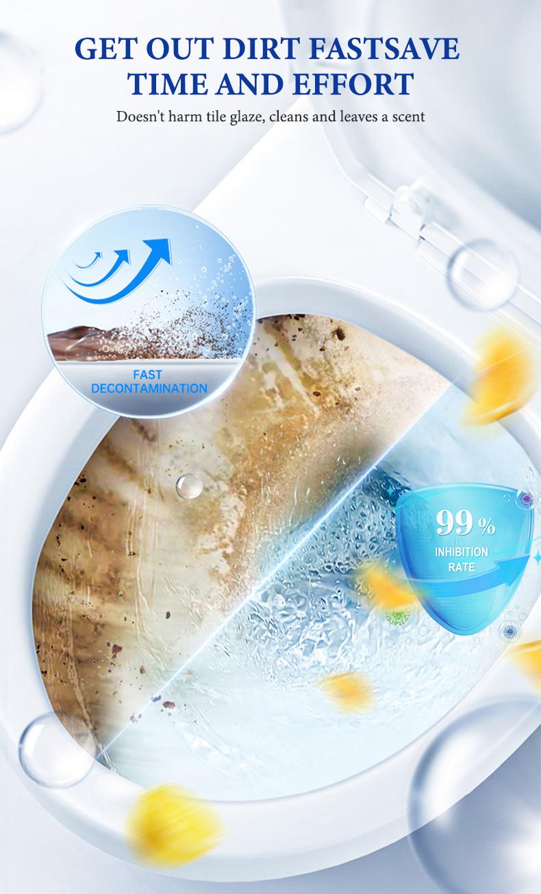 Toilet Cleaner - Efficient Decontamination Cleaner for Sterilization and Desalting, Effective for Effective Cleaning