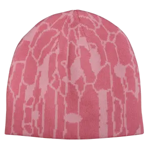 Tree Bark Skull Cap in Pink