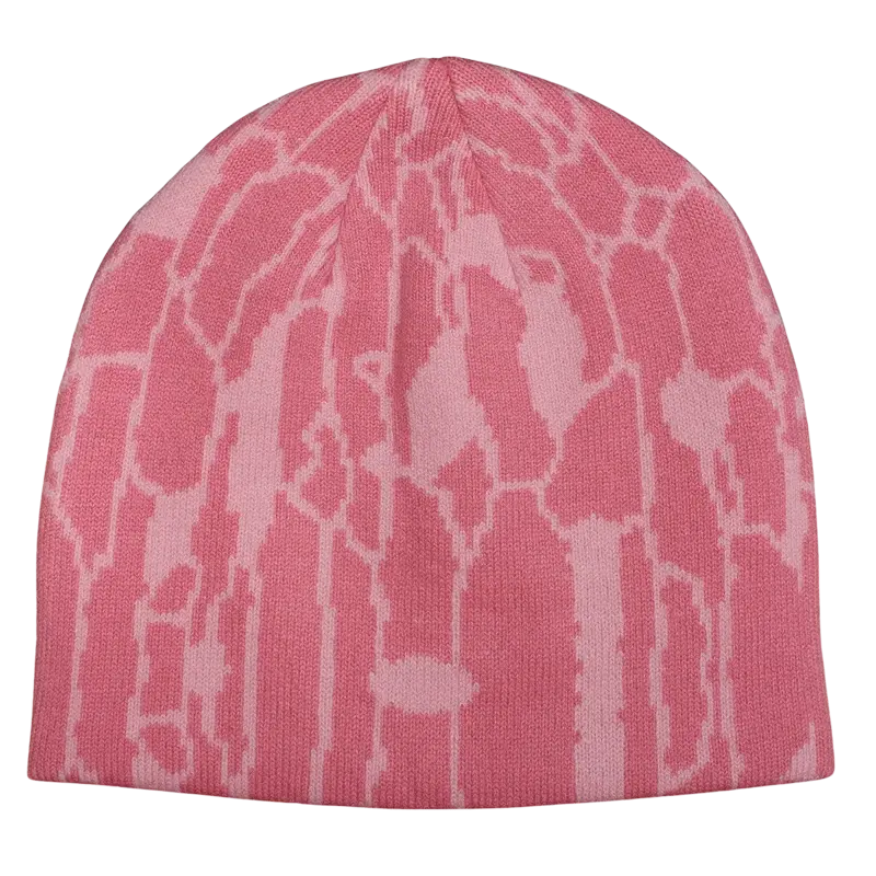 Tree Bark Skull Cap in Pink Tree Bark Skull Cap in Pink