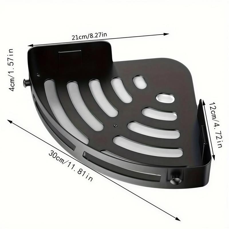 2026 Upgraded Aluminum Triangle Shower Caddy, 1/2/3-Tier Corner Shelves, Drill-Free Suction Cup Wall Mount, 40lbs Load Capacity, Rustproof Bathroom Shower Organizer with Towel Hooks