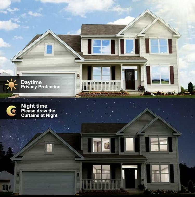 Window Privacy Film One Way, Reflective Mirror for Daytime Home Office Use, UV Sun Blocking, Heat Control17.5 x 78.74 Inches