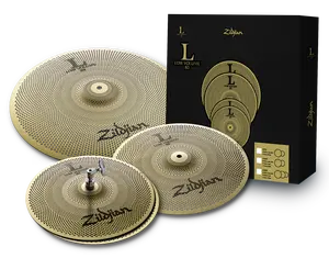 Zildjian LV348 L80 Low Volume Box Set 13/14/18" Cymbal Pack - BRAND NEW