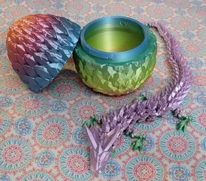 Huge 3D Printed Dragon Egg Decor
