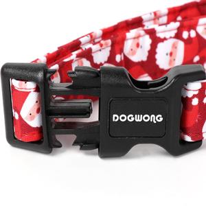 DOGWONG Valentine's Dog Collar, Adjustable Pink Heart Dog Accessory - Lightweight Collar for Small, Medium & Large Dogs