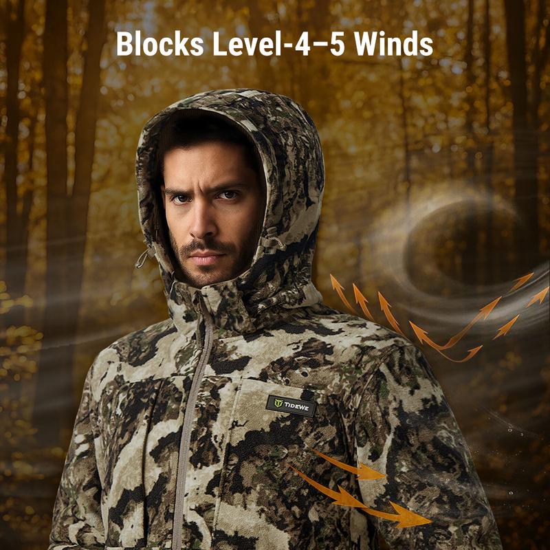 Tidewe TimberGhost Super Silent Windproof Whitetail Hunting Jacket Early/Mid Season #BlackFridayDeal