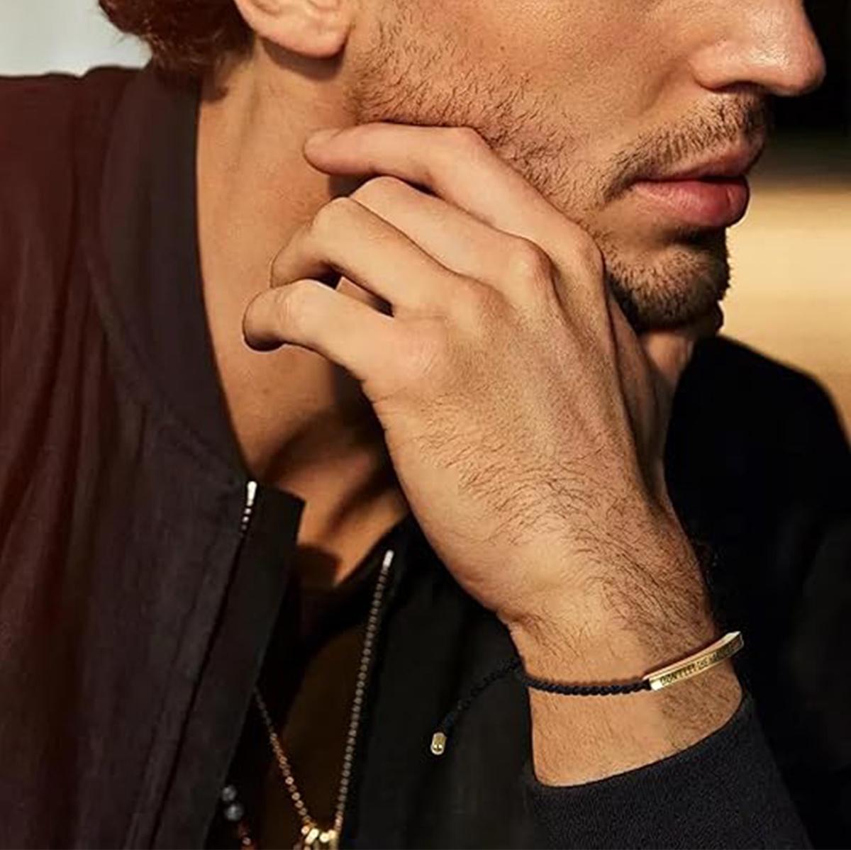 Don't Let The Hard Days Win Bracelet for Women Men Handmade Adjustable Cord Bracelet, Motivational Gift BraceletDaughter/Sister/Friend/Teen Jewelry Gift