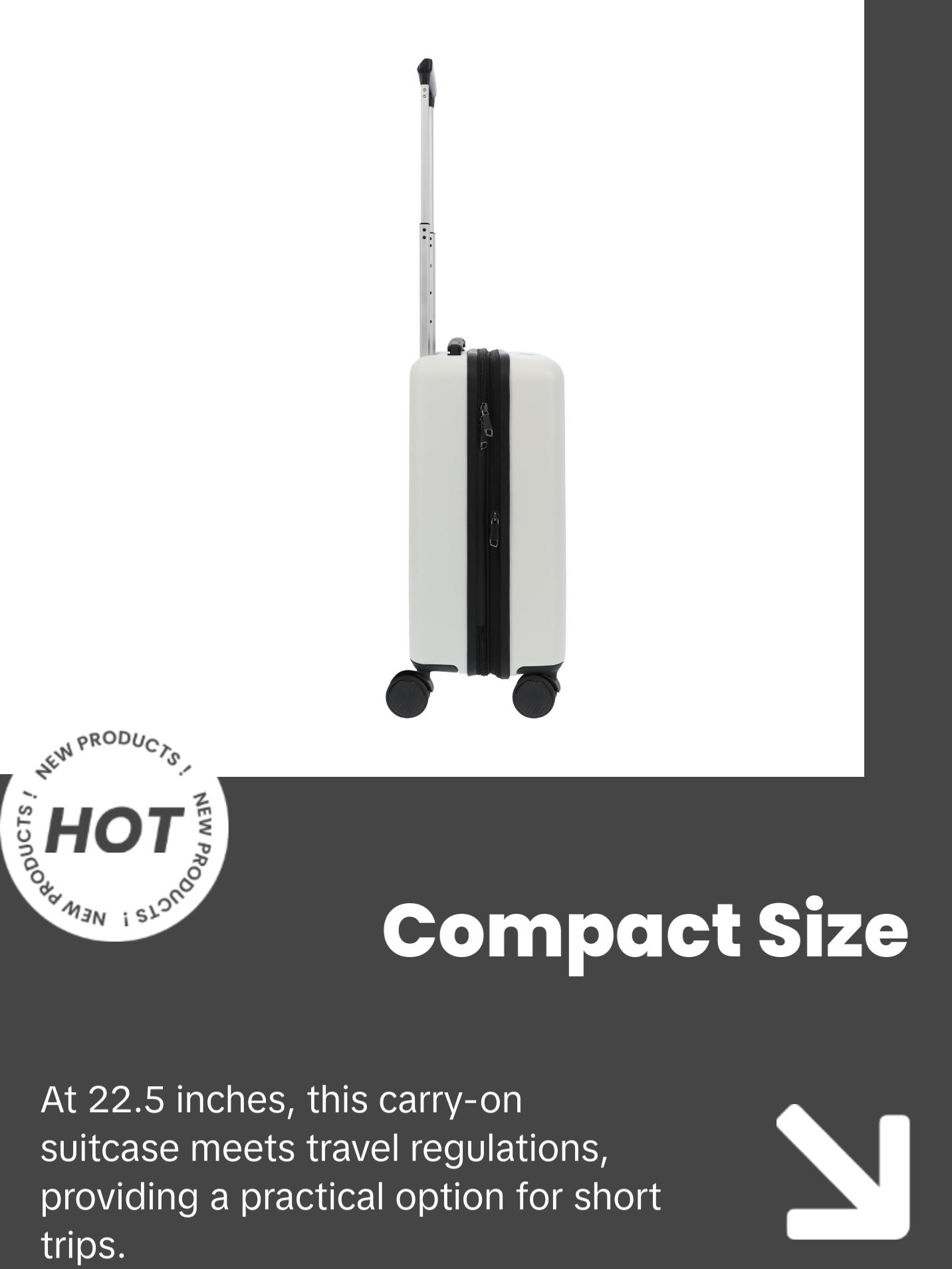 Paramount South Park 22.5" White Carry-On Suitcase Luggage