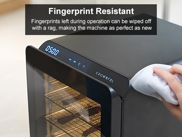 Crownful Food Dehydrator Machine, 7 Stainless Steel Trays, Dryer for Jerky, Vegetable, Fruit, Meat, Dog Treats, Herbs, and Yogurt