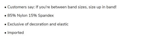 The Spacer Bra: Smoke