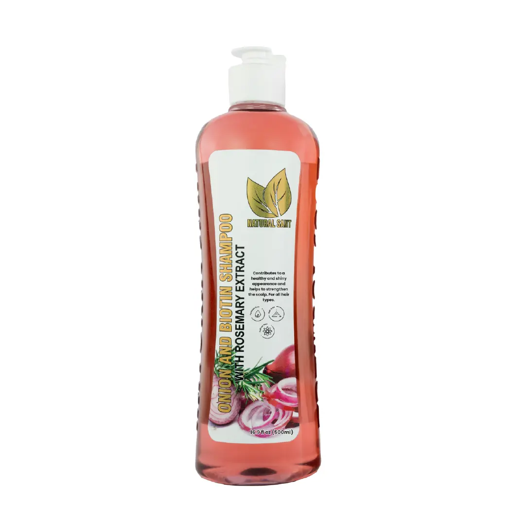 Natural Sant Onion, Rosemary and Biotin Shampoo for all hair types (16 flOz/500 ml)