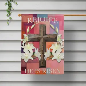 Love in Faith Faith-Based House Flags | Christian Outdoor Home Décor, Meaningful Gift for Any Season