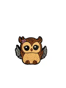 F/A18- (1)PC 1.1" Cute OWL Focal Bead for DIY Keychains, Wristlets, Cup Charms, Car Charms ETC