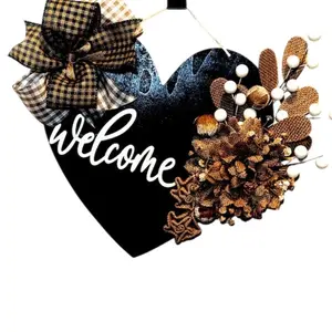 Romantic Heart Wall Sign / Rustic Farmhouse Love Decor / Valentine Home Accent