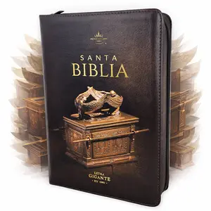 Biblia con Cierre Letra Gigante Manual 14 puntos RV1960 imit piel negro con indice -  Arca del Pacto