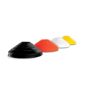 SKLZ Agility Cones 20 Pack High Visibility 2 Inch Durable for Sports Training Includes Carry Rack DVD One Year Warranty
