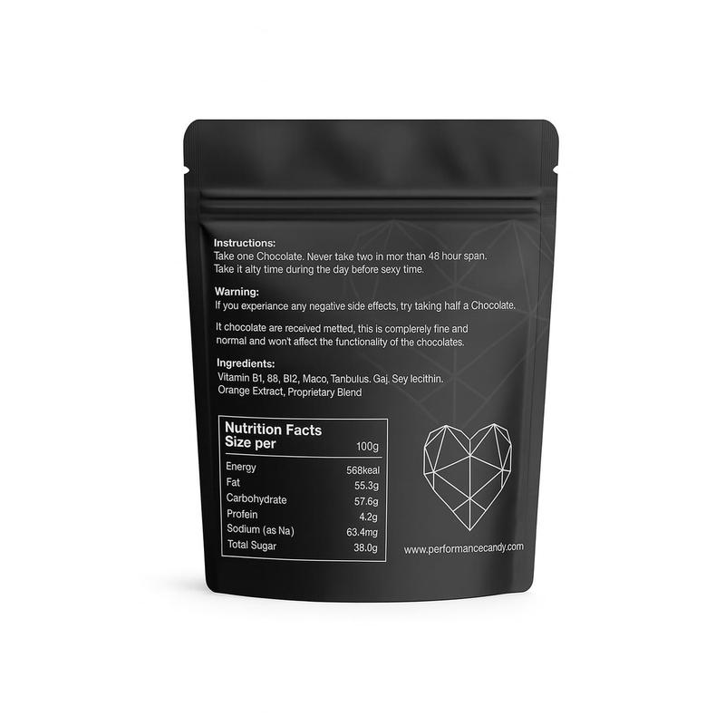 Dark Chocolate Hearts for Couples – Mood Support Chocolate Bar – Vegetarian & Gluten-Free Treat for Men(10 count)