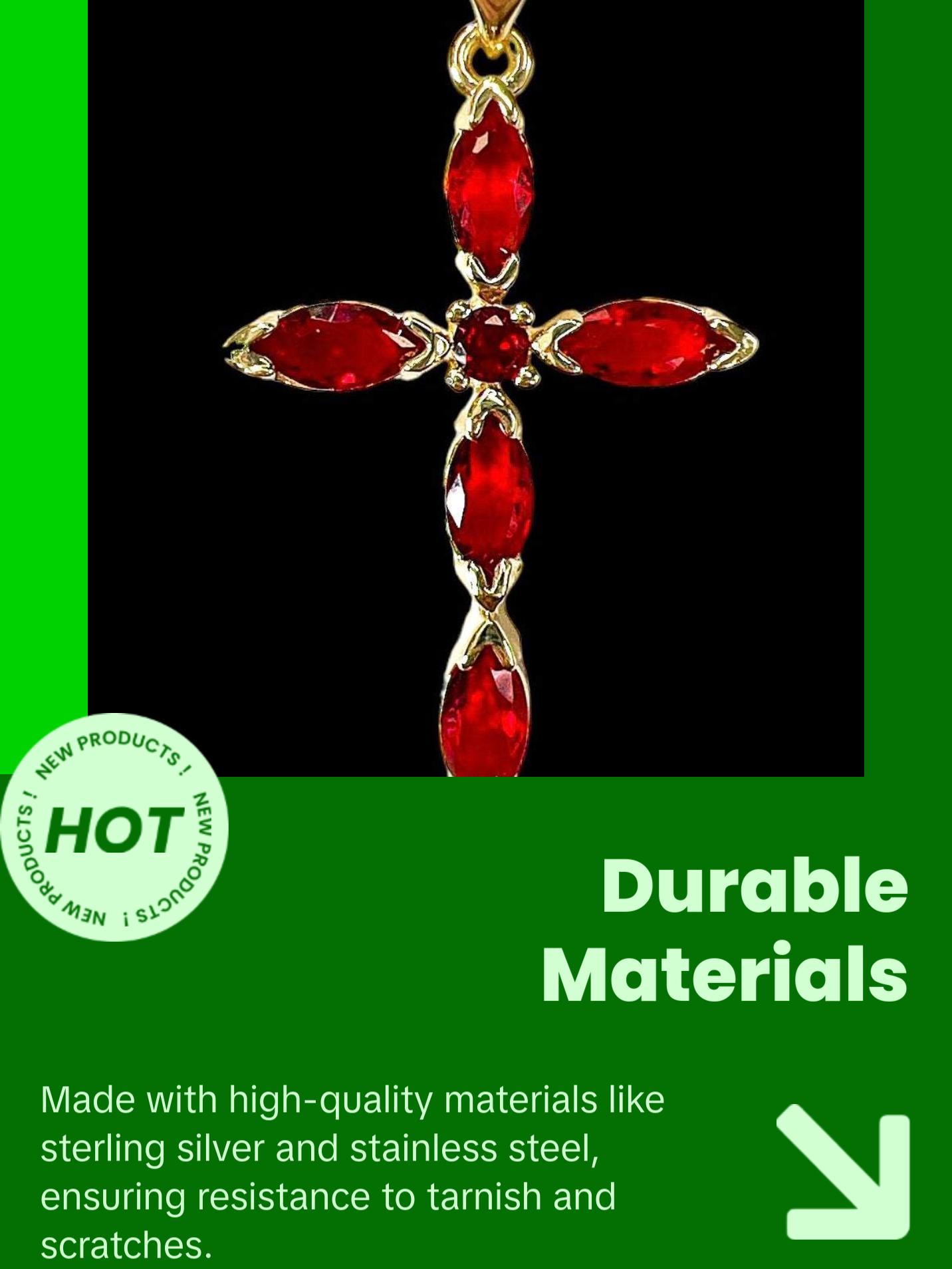 “Venice” cross necklace