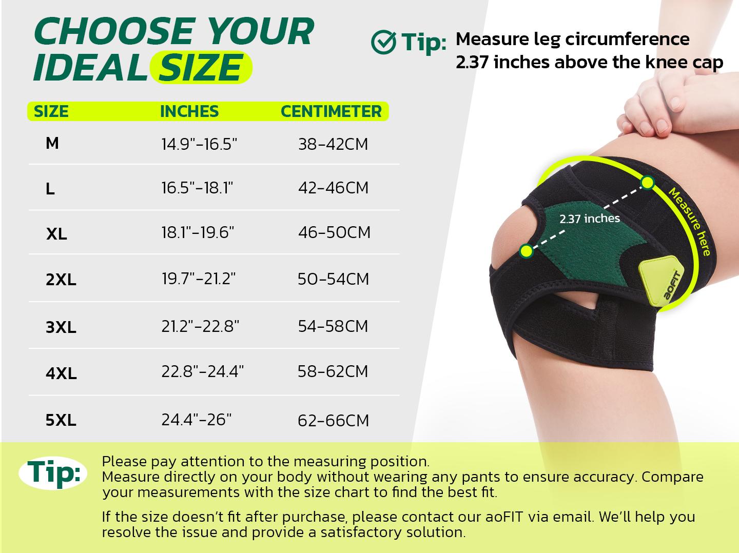 aoFIT Knee Brace,Knee Sleeves,Premium Compressionfor Knee Stability During LegWorkouts,Men&Women,High-Quality,Comfort ,Gym Cycling Running Springtok，TikTokShopBlackFriday