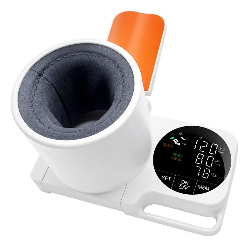 Arm-in Auto Blood Pressure Monitor with LED Display, 1-Touch Measurement, High Accuracy, No Cuff, 99x2 Reading Memory, Medical Grade Smart Home Health Equipment for Family Health Monitoring