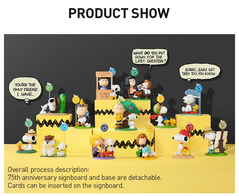 POP MART Peanuts 75th Anniversary | Snoopy Comic Life Series Figures