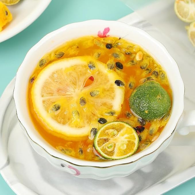 Natural Cold Brew Tea -Kumquat Lemon Passion Fruit Tea -Green Tangerine Fruit Tea Bags 200g(7.05 oz.)-Perfect for Office & OutdoorEnjoyment Passion Fruit Kumquat Tea Mix Beverage Cooler Loaded Tea Natural Cold Brew Tea -Kumquat Lemon Passion Fruit Tea -Green Tangerine Fruit Tea Bags 200g(7.05 oz.)-Perfect for Office & OutdoorEnjoyment Passion Fruit Kumquat Tea Mix Beverage Cooler Loaded Tea