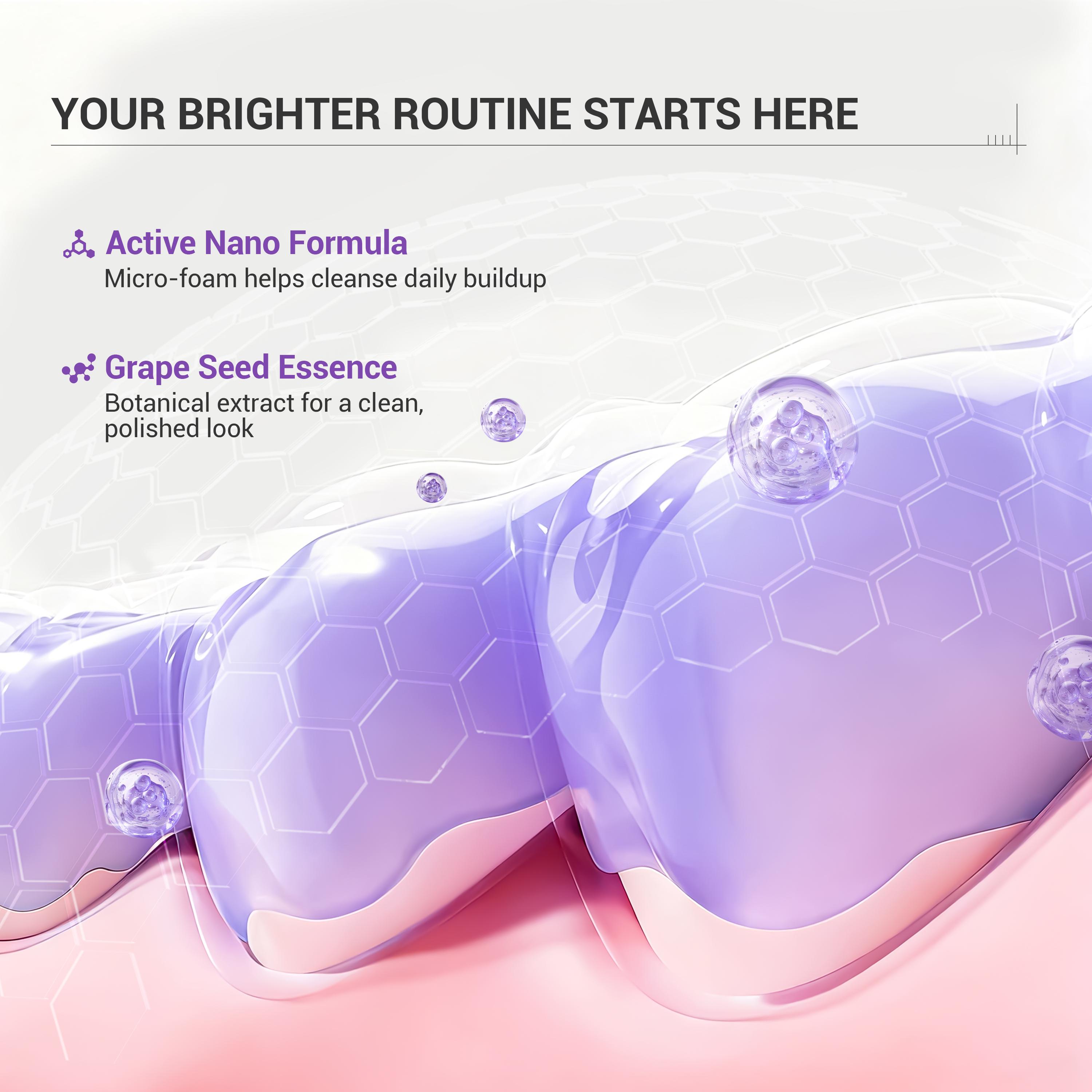 CEELIKE Grape Seed Toothpaste | Multi-Active Formula for a Fresh, Clean Brushing Experience and Daily Oral Care