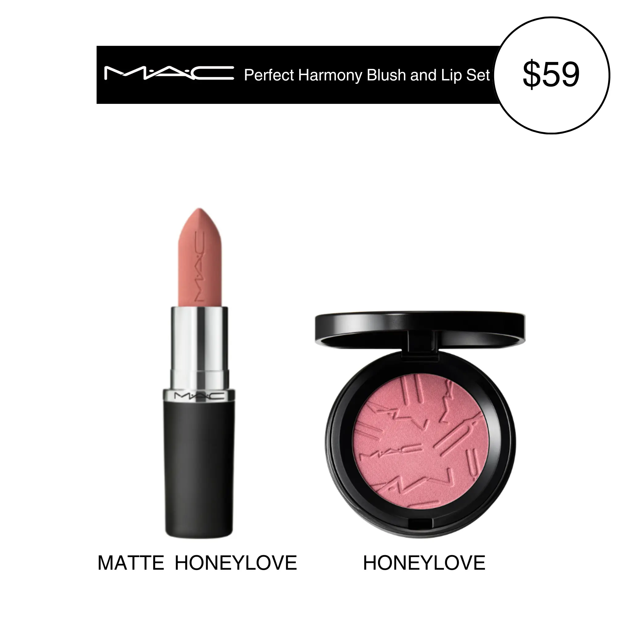 M.A.C Perfect Harmony Blush and Lip Set