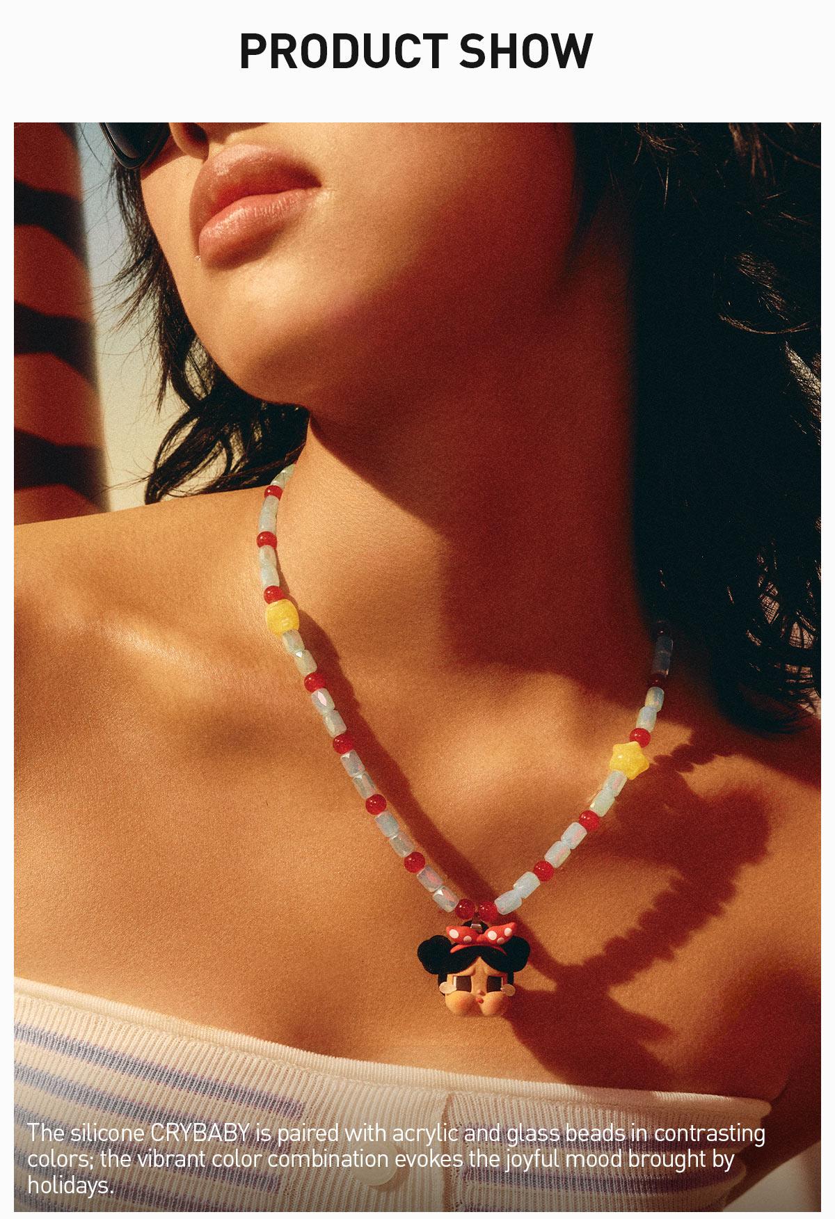 POP MART CRYBABY Vacation Mode On Series-Necklace
