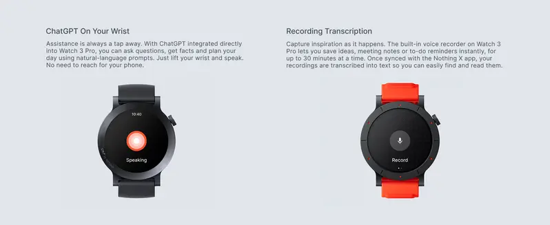 CMF Watch 3 Pro Smart Watch for Men Women, Bluetooth Call AI Smartwatch with Energy Score, Heart Rate Tracking, Sleep Monitor, GPS & 130+ Sport Modes, Fitness Tracker for Android iOS, IP68 Ash Grey